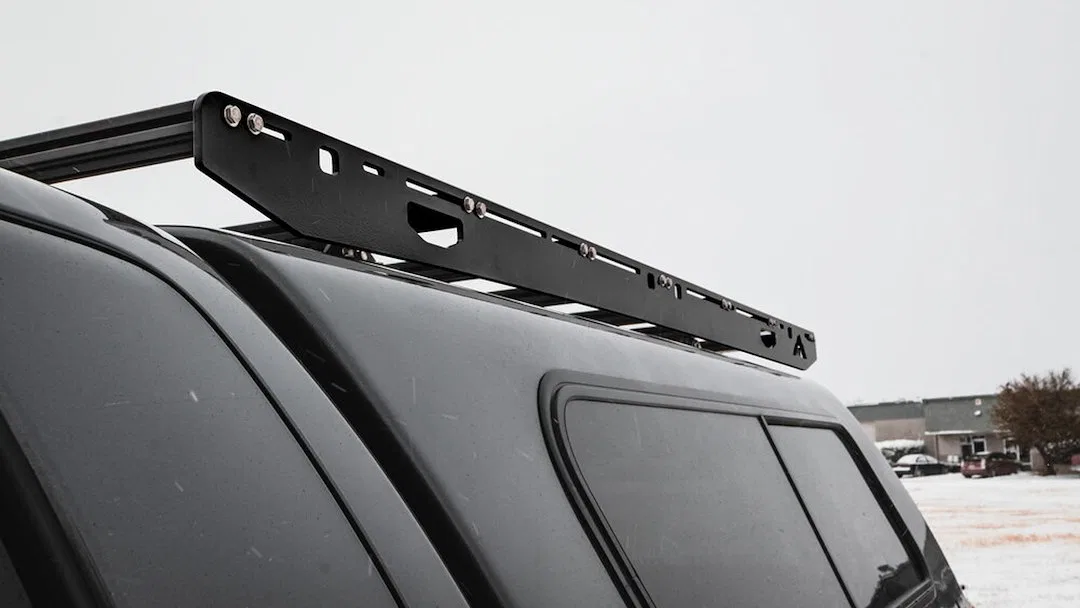 164044 – SHERPA EQUIP Truck Cap Roof Rack, Direct Fit Fixed Without Rollers 600 Pound Weight Capacity When Vehicle is...